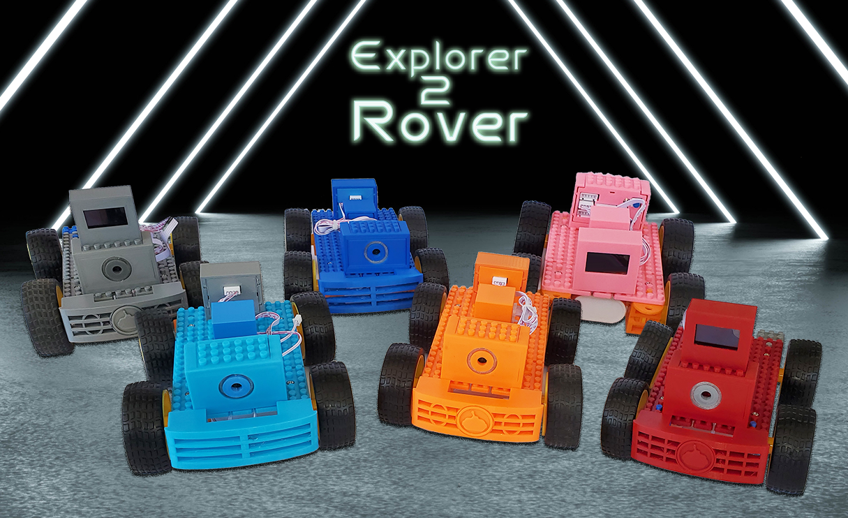 Explorer 2 Rover-Robot - Colors Options & Accessories